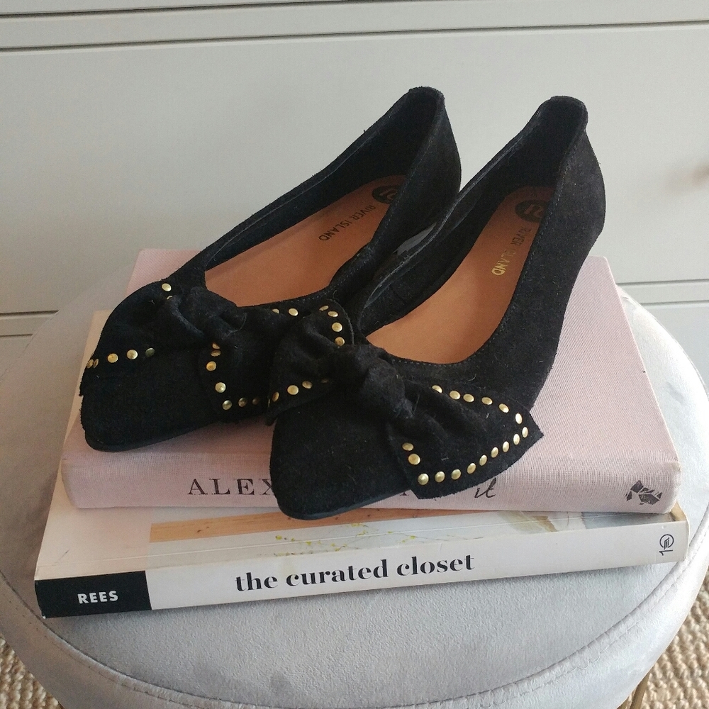 River Island Ballet Flats, Size 5, New